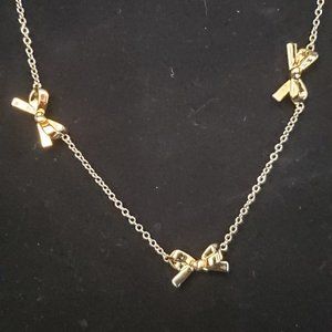 Precious Kate Spade Scattered Ribbon Bow Necklace